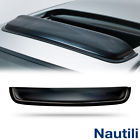 Rn88-09 Dark Smoke Top Roof Rain Snow Guard Window Visor Deflector