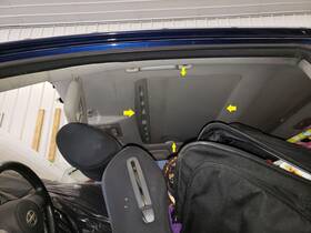 6320121151 Scion 06-10 Tc Front Section Sun Moon Roof Glass Window Only 4mm Thick