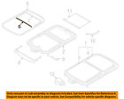 54102755851 Strip Sunroof-front Oem Weather Mini Cooper 07-13