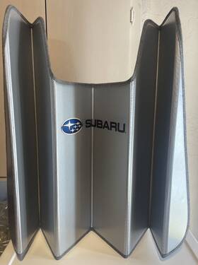 Uu91722 Subaru Genuine Sunshade - Folding Windshield Silver Sun
