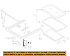 1j0877231a Sunroof-drain Hose 99-05 Left Vw Jetta Oem Volkswagen