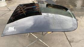 1472925-00-b Tesla 2017-2020 Model 3 M3 Rear Trunk Panoramic Backlite Roof Glass Back Section