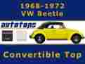 To-vw-6872 Autotops 1968-1972 Vw Beetle Convertible Top