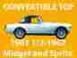 To597 Ez-on 61 1 2-62 Mg Midget Austin Healy Sprite Convertible Top W 3 Windows