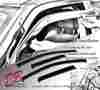 Vswv-dn0005 Generic Window Visors Sun Rain