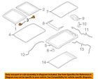 W790372s901 Ford Lincoln Oem Glass Bolt