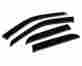 Wd-462 Tuningpros Tinted Smoke Out-channel Window Visor Deflector Rain Guard 4-p
