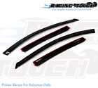 Wv-kf1415 Generic Jdm Visor Deflector Rain Guard For Kia Forte Sedan