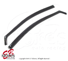 Wvi-hc0611-2d Premium Window Visors Model Specific Visor For Honda Civic Coupe