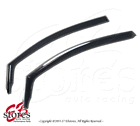 Wvi-hc1215-2d Premium Window Visors Model Specific Visor For Honda Civic Coupe