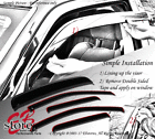 Wvs-jco0610 Generic Jdm Visor Rain Deflector Combo Jeep Commander All Model