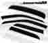 Wvsr-poc0306 Generic Sun Roof Window Visor Wind Guard Out-channel 5pcs 2003-2010 Porsche Cayenne