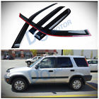 Wx2-94113 Motor Jdm Smoke Tint Guard Vent Shade Window Visors Fit