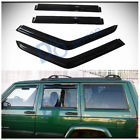 Wx2-94212 Motor Smoke Guard Vent Shade Window Visors Fit Cherokee Xj