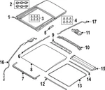 Genuine Land-rover Movable Glass LR183641. Fixed Price $2464.15.