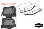 Soft Top Tinted Upper Door Windows With Frame Black For 1997-2006 Jeep Wrangler. Fixed Price $265.00.