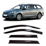Tape-on Window Visors Rain Guards Fit Ford Focus Wagon 2004-2011 Deflectors. Fixed Price $139.00.