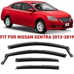Rain Guards Vent Visors Shade For 2013-2019 Nissan Sentra Shatterproof. Fixed Price $62.99.