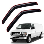 In-channel Mount Rain Guard Window Visor Fits 2007-2014 Ford E-150 E-250 E-350. Fixed Price $39.97.