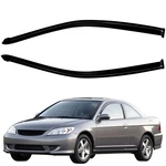 Sun/rain Guard Outside Mount Tape-on Window Visors For 01-05 Honda Civic Coupe. Fixed Price $27.13.