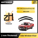 Fits For Gmc Sonoma/chevy S10 1995-05 Side Window Visor Sun Rain Deflector Guard. Fixed Price $29.99.