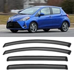 Window Visors Rain Guards For 12-18 Toyota Yaris Hatchback Out-channel. Fixed Price $46.29.