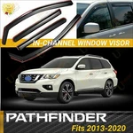 Fits Nissan Pathfinder 13-20 In-channel Vent Window Visors Rain Guard Deflectors. Fixed Price $45.99.