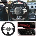 Fits 15-17 Mustang V3 Style Steering Wheel Carbon Fiber With Alcantara Red. Fixed Price $269.99.
