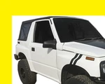 Used Tinted Soft Top Black 1995-1998 For Suzuki Sidekick Geo Chevy Tracker. Fixed Price $139.99.