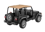 Bestop 52530-37 Safari Bikini Strapless Extended Sunshade Fits Jeep, Easy. Fixed Price $138.11.