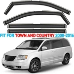 Side Window Deflectors Rain Guards For 2008-2016 Chrysler Town And Country. Fixed Price $59.39.