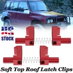 Us Soft Top Roof Latch Clips Springs Kit For Geo Tracker Suzuki Sidekick Billet. Fixed Price $14.49.