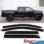 Fits 15-22 Chevy Colorado Gmc Canyon Crew Cab Window Visors Guard 4PC Acrylic. Fixed Price $26.98.
