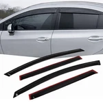 Window Visor Rain Guard 4PCS For Chevrolet Aveo 2004-2006 Tape-on Dark Smoke. Fixed Price $25.28.