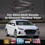 In-channel Window Visor Rain Sun Guard Shade Deflector Fits Hyundai Sonata 15-19. Fixed Price $49.79.