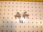Lexus 96-00 SC300 SC400 Coupe Front Sun Visor Tan Oem 1 Set Of Clips,type #2. Fixed Price $39.00.