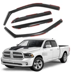 For 2009-2018 Dodge Ram 1500 2500 3500 Crew Cab Window Vent Visors Rain Guards-. Fixed Price $36.99.