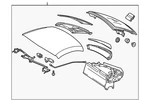 Genuine Mercedes-benz Convertible Top Assembly 171-790-13-40-9775. Fixed Price $2345.66.