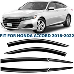 Rain Guards Vent Visors Shade For 2018-2022 Honda Accord Shatterproof. Fixed Price $78.74.