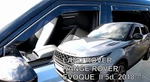 In-channel Rain Guards For Land Rover Range Evoque 2019-2026 4PIECE Set). Fixed Price $125.00.
