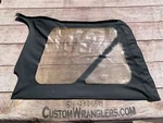 Pavement Ends Soft Top Driver Side Window Jeep Wrangler Tj Black 1997. Fixed Price $149.99.