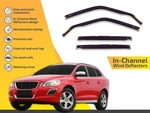 Wind Deflectors Channel For Volvo XC60 2010-2017 4-PCS Sun Visors Rain Guard. Fixed Price $118.10.