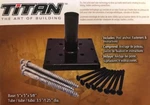 Titan Building Products Wood Post Anchor Kit 4" X. Fixed Price $99.99.
