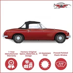 Convertible Top Fits 1971-1980 Mgb W/3 Zipper Plastic Windows Crush Grain Black. Fixed Price $404.10.