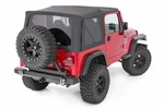Rough Country Replacement Soft Top Black 97-06 Tj For Wrangler Half Steel Doors. Fixed Price $299.95.