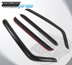 Dark Smoke Rain Visor Deflector 4PCS Out-channel For Hummer H3T 2006-2010. Fixed Price $61.41.