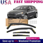 In-channel Rain Guards Vent Visors Shade 4PCS 2012-2018 Ford Focus Hatchback. Fixed Price $34.77.