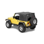 Bestop 54720-15 Supertop Squareback Soft Black Denim For Jeep Wrangler. Fixed Price $1199.99.