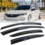 For 2013-2017 Honda Accord Jdm Window Visors Vent Sun Rain Guards Deflector. Fixed Price $29.99.