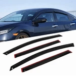 Window Visor Rain Guard 4PCS For Volvo S40 2000-2004 Tape-on Dark Smoke. Fixed Price $31.96.